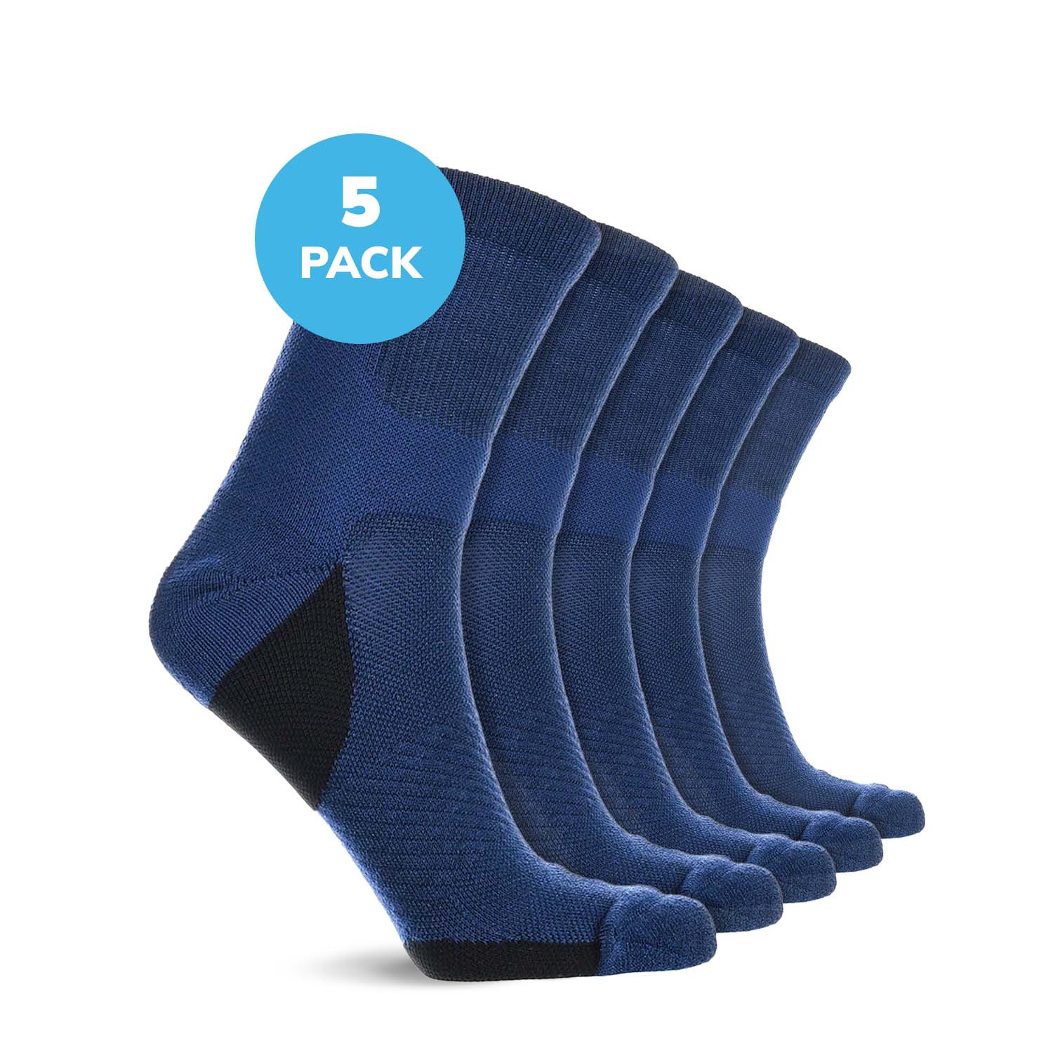 Compression Low Crew Socks (15-20 mmHg)