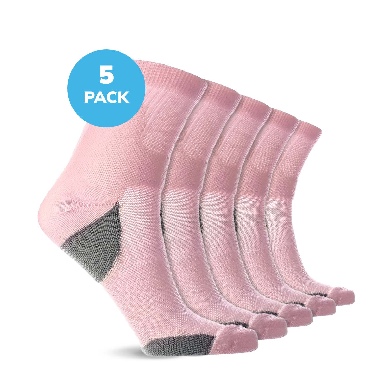 Compression Low Crew Socks (15-20 mmHg)