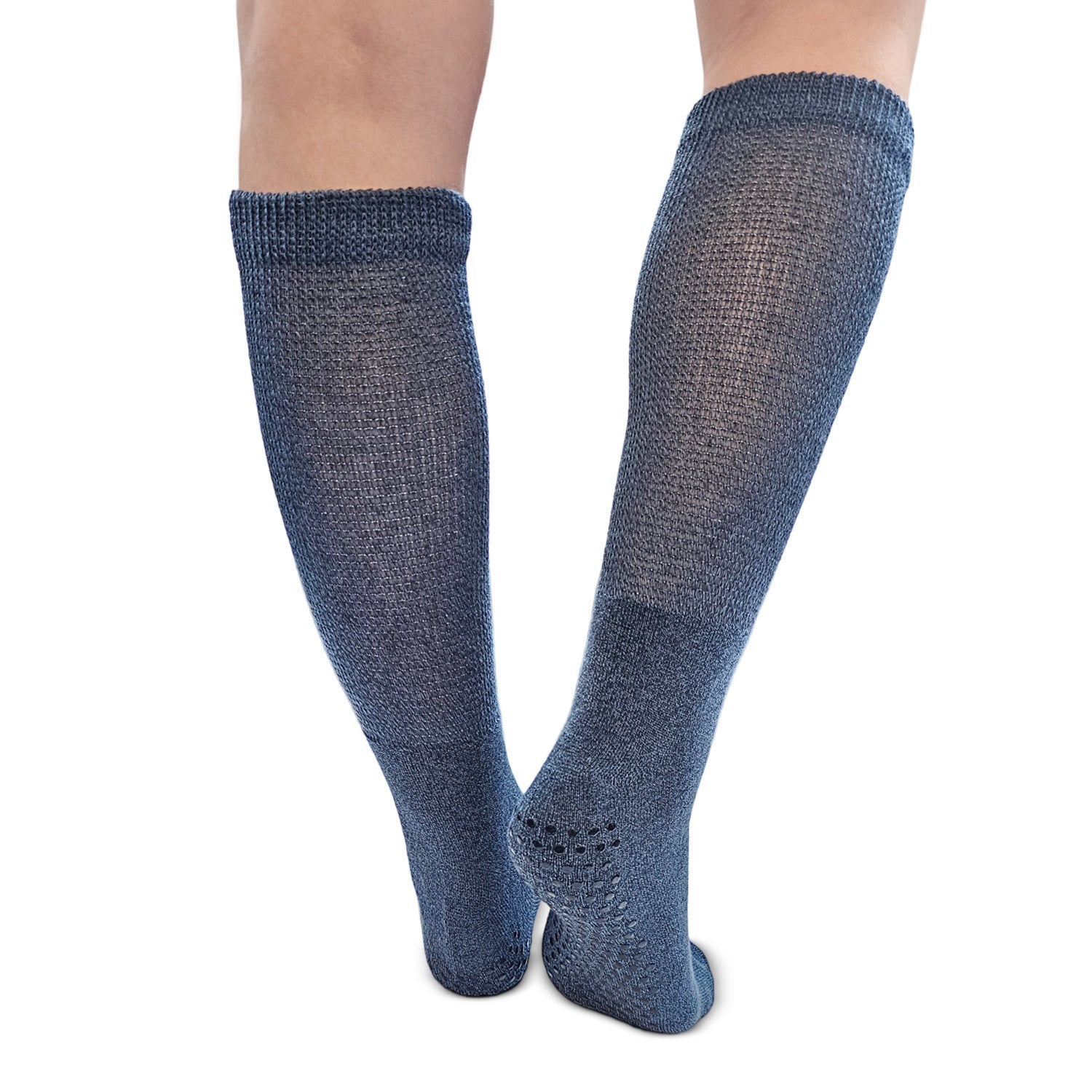 Diabetic Non-Slip Trouser Socks, 3 Pack