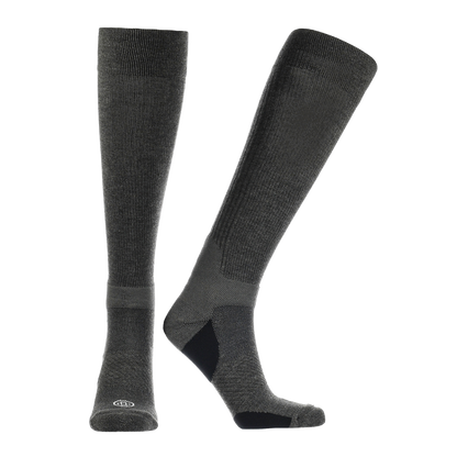 Black / Grey Calf & Leg Moderate Graduated Compression Socks - 15