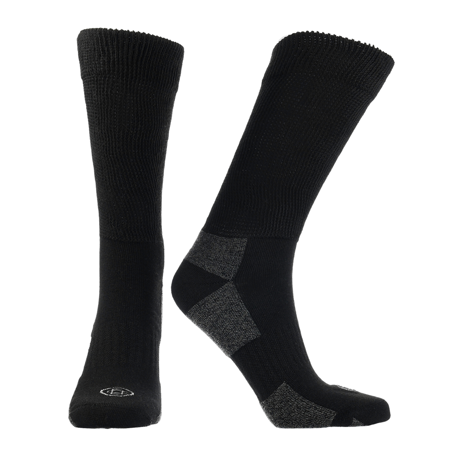 Sore toes crew socks black