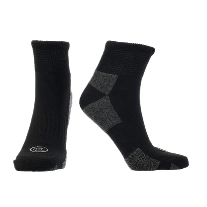 Sore Toe Quarter Length Socks Black