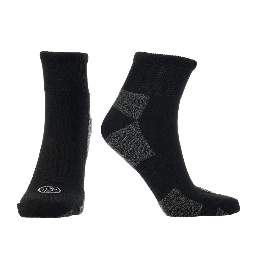 Sore Toe Quarter Length Socks Black